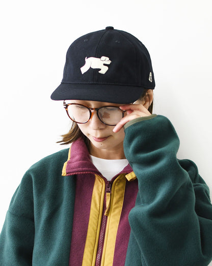TACOMA FUJI RECORDS [タコマフジレコード] SHAGGY DOG CAP designed by Yachiyo Katsuyama [TCM26-022] ロゴキャップ・ベースボールキャップ・刺繍・NAVY・MEN'S / LADY'S [2026AW]