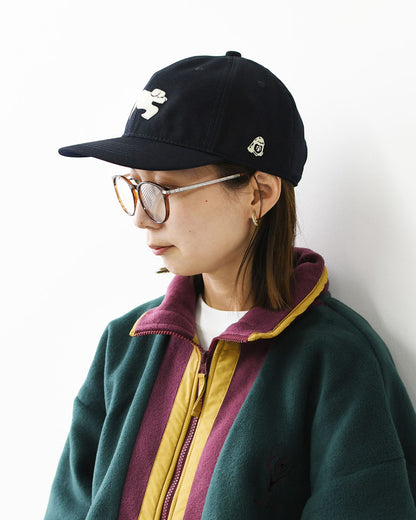 TACOMA FUJI RECORDS [タコマフジレコード] SHAGGY DOG CAP designed by Yachiyo Katsuyama [TCM26-022] ロゴキャップ・ベースボールキャップ・刺繍・NAVY・MEN'S / LADY'S [2026AW]