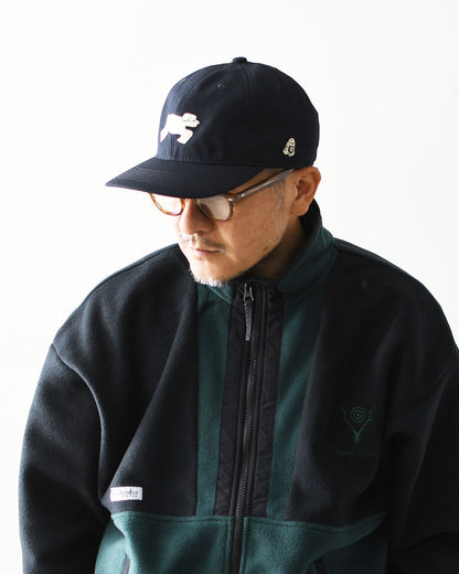 TACOMA FUJI RECORDS [タコマフジレコード] SHAGGY DOG CAP designed by Yachiyo Katsuyama [TCM26-022] ロゴキャップ・ベースボールキャップ・刺繍・NAVY・MEN'S / LADY'S [2026AW]