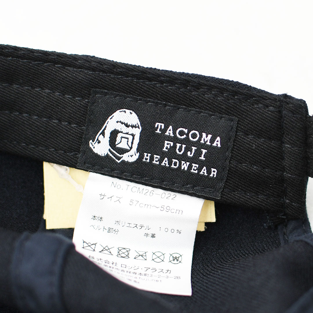 TACOMA FUJI RECORDS [タコマフジレコード] SHAGGY DOG CAP designed by Yachiyo Katsuyama [TCM26-022] ロゴキャップ・ベースボールキャップ・刺繍・NAVY・MEN'S / LADY'S [2026AW]