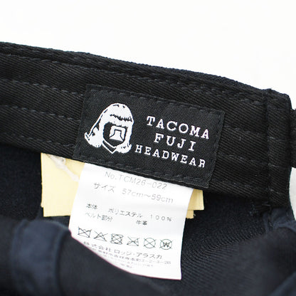 TACOMA FUJI RECORDS [タコマフジレコード] SHAGGY DOG CAP designed by Yachiyo Katsuyama [TCM26-022] ロゴキャップ・ベースボールキャップ・刺繍・NAVY・MEN'S / LADY'S [2026AW]