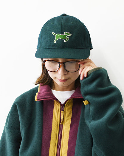TACOMA FUJI RECORDS [タコマフジレコード] SMOOTH DOG CAP designed by Yachiyo Katsuyama [TCM26-023] ロゴキャップ・ベースボールキャップ・刺繍・GREEN・MEN'S / LADY'S [2026AW]
