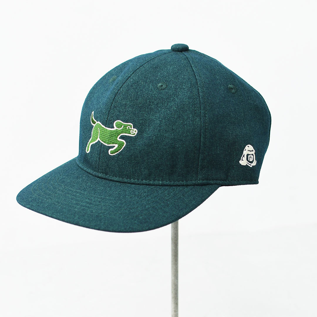TACOMA FUJI RECORDS [タコマフジレコード] SMOOTH DOG CAP designed by Yachiyo Katsuyama [TCM26-023] ロゴキャップ・ベースボールキャップ・刺繍・GREEN・MEN'S / LADY'S [2026AW]