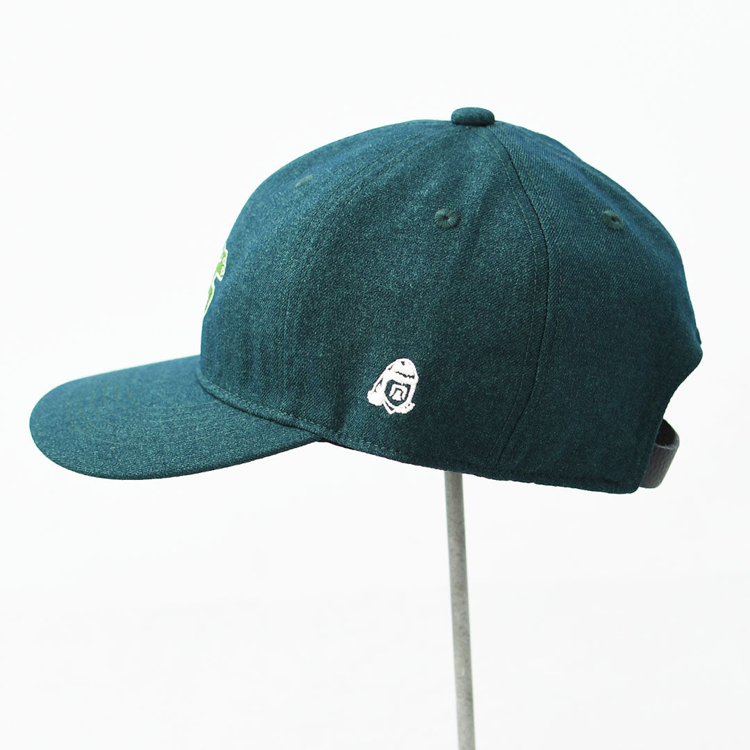 TACOMA FUJI RECORDS [タコマフジレコード] SMOOTH DOG CAP designed by Yachiyo Katsuyama [TCM26-023] ロゴキャップ・ベースボールキャップ・刺繍・GREEN・MEN'S / LADY'S [2026AW]