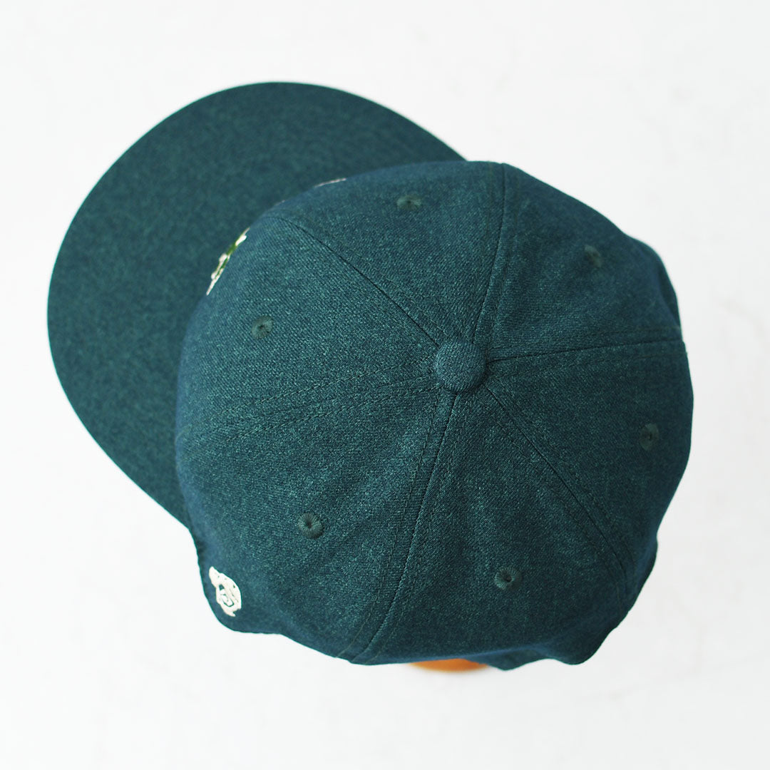 TACOMA FUJI RECORDS [タコマフジレコード] SMOOTH DOG CAP designed by Yachiyo Katsuyama [TCM26-023] ロゴキャップ・ベースボールキャップ・刺繍・GREEN・MEN'S / LADY'S [2026AW]