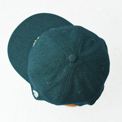 TACOMA FUJI RECORDS [タコマフジレコード] SMOOTH DOG CAP designed by Yachiyo Katsuyama [TCM26-023] ロゴキャップ・ベースボールキャップ・刺繍・GREEN・MEN'S / LADY'S [2026AW]