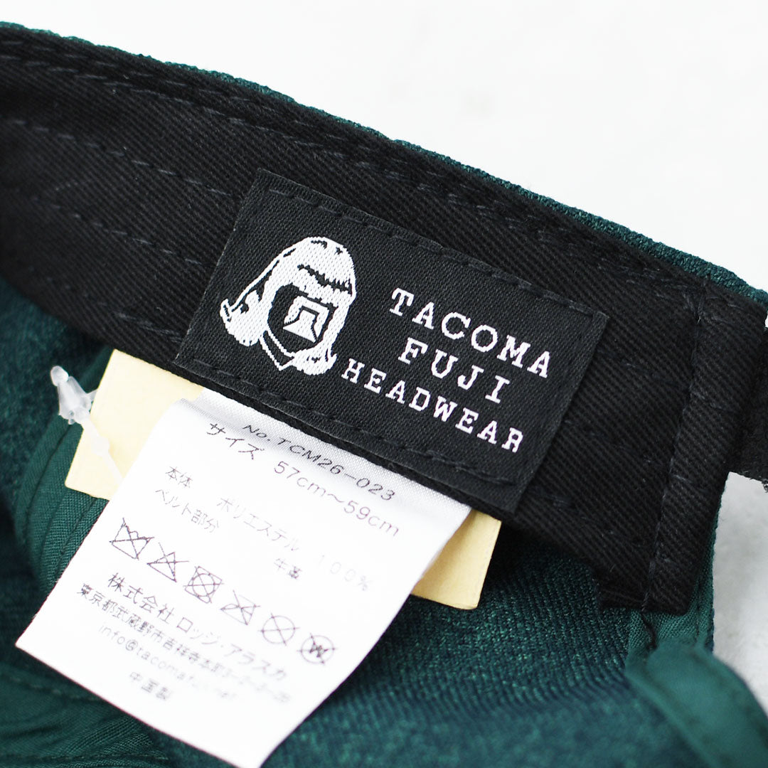 TACOMA FUJI RECORDS [タコマフジレコード] SMOOTH DOG CAP designed by Yachiyo Katsuyama [TCM26-023] ロゴキャップ・ベースボールキャップ・刺繍・GREEN・MEN'S / LADY'S [2026AW]