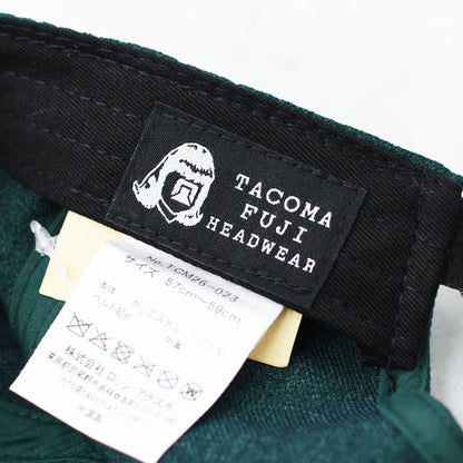 TACOMA FUJI RECORDS [タコマフジレコード] SMOOTH DOG CAP designed by Yachiyo Katsuyama [TCM26-023] ロゴキャップ・ベースボールキャップ・刺繍・GREEN・MEN'S / LADY'S [2026AW]