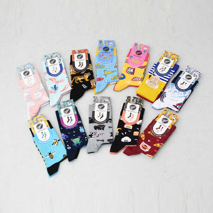 MANY MORNINGS[メニーモーニングス] Regular.Socks [r-socks] ポーランド製・靴下・柄・かわいい・プレゼントにも・ギフト・左右非対称・ LADY'S [2026SS]
