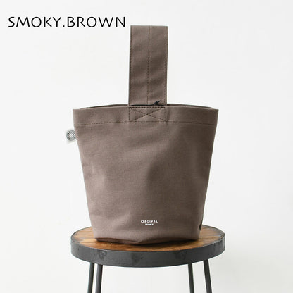 ORCIVAL[オーチバル・オーシバル] Twill One Handle Tote [OR-H0400HBT] ツイルワンハンドルトート・無地・ワントーン・ワンハンドル・バケットトートバッグ ・コンパクト・MEN'S / LADY'S [2026AW]
