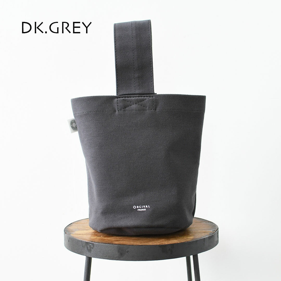 ORCIVAL[オーチバル・オーシバル] Twill One Handle Tote [OR-H0400HBT] ツイルワンハンドルトート・無地・ワントーン・ワンハンドル・バケットトートバッグ ・コンパクト・MEN'S / LADY'S [2026AW]