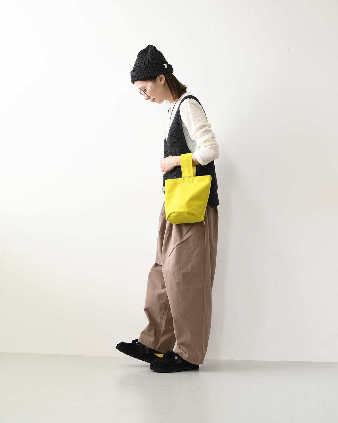 ORCIVAL[オーチバル・オーシバル] Twill One Handle Tote [OR-H0400HBT] ツイルワンハンドルトート・無地・ワントーン・ワンハンドル・バケットトートバッグ ・コンパクト・MEN'S / LADY'S [2026AW]