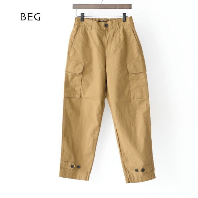 STUDIO ORIBE [スタジオオリベ] WIDE FRENCH CARGO PANTS [WF021] ワイドフレンチカーゴパンツ[2023AW]