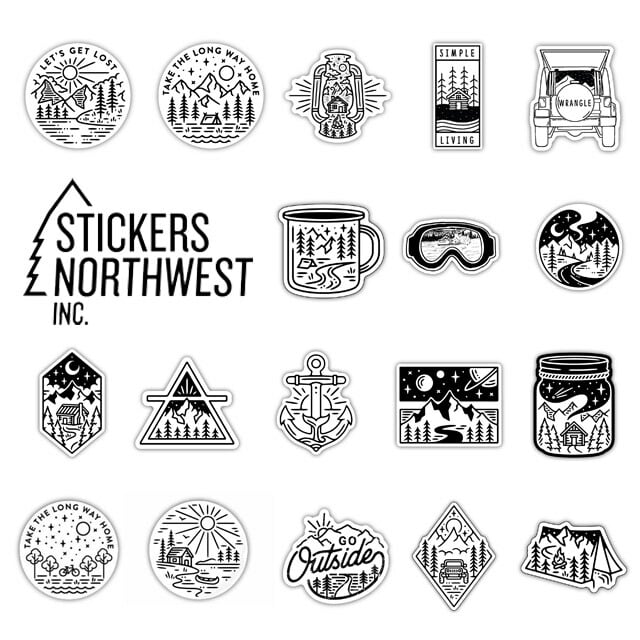 STICKERS NORTHWEST[ステッカーズ ノースウエスト] PRINTED STICKERS [LSTK]  プリントステッカー[STANDARD]