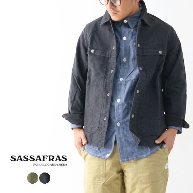 SASSAFRAS[ササフラス] double feel sun jacket [SF10507] ダブルフィールサンジャケット