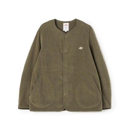 DANTON [ダントン] M FLEECE COLLARLESS JACKET [JD-8939] フリースカラーレスジャケット・フリースジャケット・アウター・メンズ・男性用・MEN'S [2025AW]