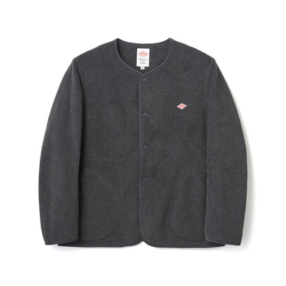 DANTON [ダントン] M FLEECE COLLARLESS JACKET [JD-8939] フリースカラーレスジャケット・フリースジャケット・アウター・メンズ・男性用・MEN'S [2025AW]