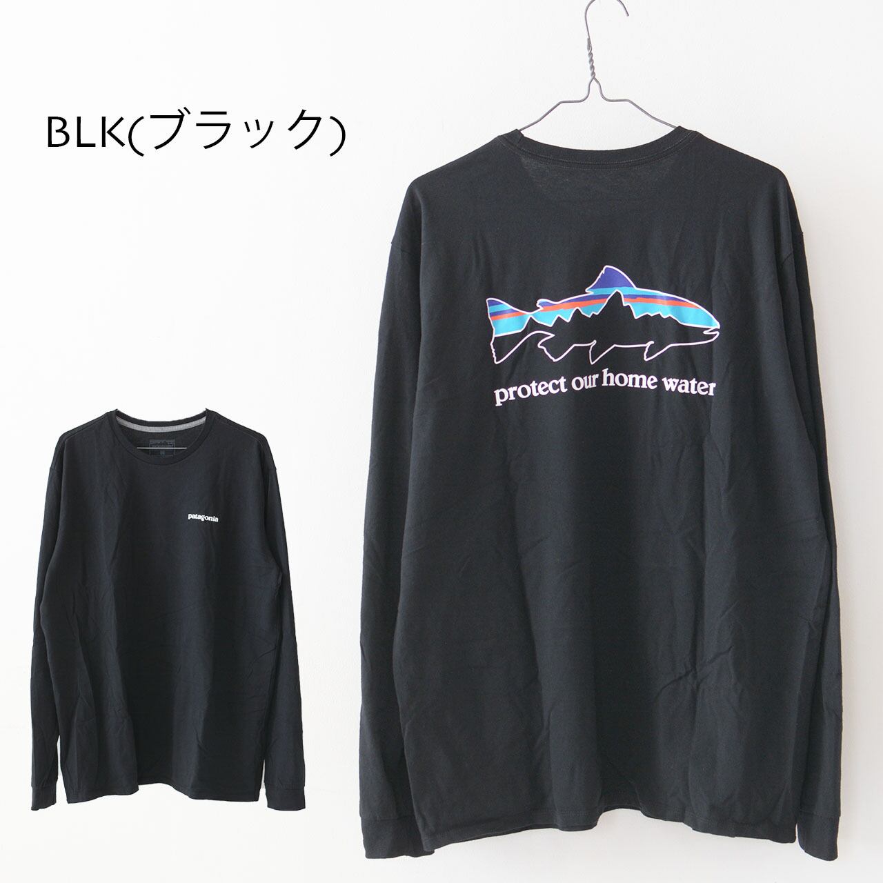 Patagonia [パタゴニア正規代理店] M's L/S Home Water Trout Responsibili-Tee [37574] メンズ・ロングスリーブ・ホーム・ウォーター・トラウト・レスポンシビリティー [2024AW]