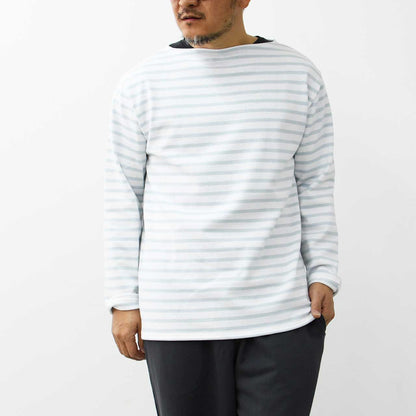 SAINT JAMES [OUESSANT BORDER NEIGE×GALILEO] [bo-nei-galil] ウエッソン ボーダー・白×ｱｲｽﾌﾞﾙｰ [2025SS]