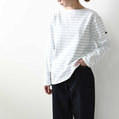 SAINT JAMES [OUESSANT BORDER NEIGE×GALILEO] [bo-nei-galil] ウエッソン ボーダー・白×ｱｲｽﾌﾞﾙｰ [2025SS]