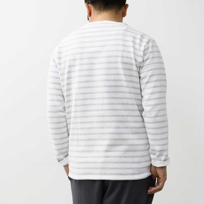 SAINT JAMES [OUESSANT BORDER NEIGE×GRIS CLAIR] [bo-nei-gricl] ウエッソン ボーダー・白×杢ﾗｲﾄｸﾞﾚｰ [2025SS]