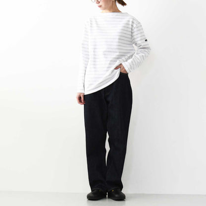 SAINT JAMES [OUESSANT BORDER NEIGE×GRIS CLAIR] [bo-nei-gricl] ウエッソン ボーダー・白×杢ﾗｲﾄｸﾞﾚｰ [2025SS]