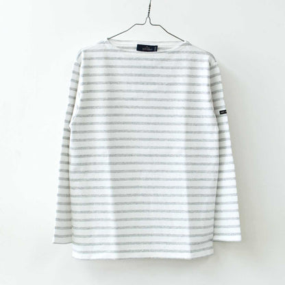 SAINT JAMES [OUESSANT BORDER NEIGE×GRIS CLAIR] [bo-nei-gricl] ウエッソン ボーダー・白×杢ﾗｲﾄｸﾞﾚｰ [2025SS]