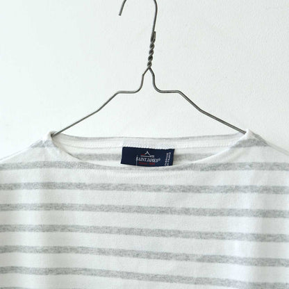 SAINT JAMES [OUESSANT BORDER NEIGE×GRIS CLAIR] [bo-nei-gricl] ウエッソン ボーダー・白×杢ﾗｲﾄｸﾞﾚｰ [2025SS]