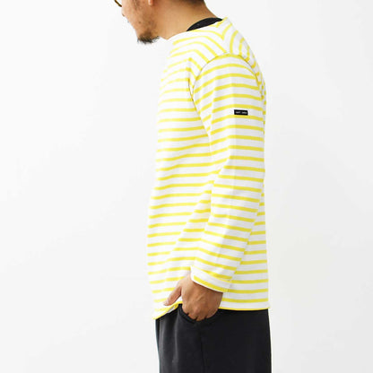 SAINT JAMES [OUESSANT BORDER NEIGE×SUN] [bo-nei-sun] ウエッソン ボーダー・白×ﾗｲﾄｲｴﾛｰ [2025SS]