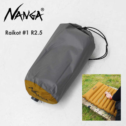 NANGA [ナンガ] Raikot #1 R2.5 [C2543-2E260Z] ライコット #1 R2.5・インフレータブルマット・スリーピングマット・キャンプ・アウトドア・コンパクト・軽量・MEN'S / LADY'S [2026SS]