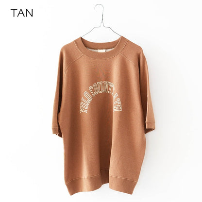 UNDYED [アンダイド] URAKE S/S SWEAT (YOLO Pt)  [USN24SST057A]  ショートスリーブスウェットプルオーバー [2024SS]