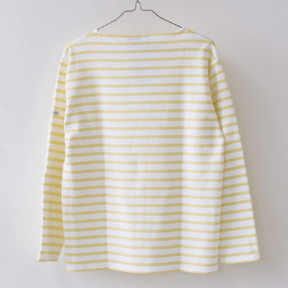 SAINT JAMES [OUESSANT BORDER NEIGE× ZESTE] [bo-nei-zes] ウエッソン ボーダー・白×レモンイエロー [2024SS]