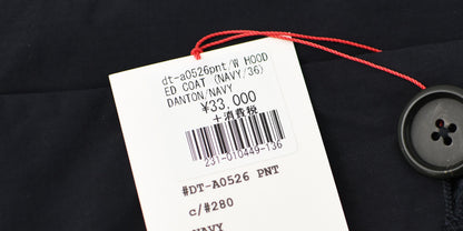DANTON [ダントン] W INSULATION HOODED COAT [DT-A0526PNT] インサレーションフーデッドコート [2024AW]