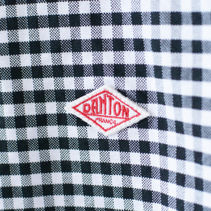 DANTON [ダントン] W OXFORD ROUND COLLAR PULLOVER SHIRT PATTERN [DT-B0281OXP] オクスフォードラウンドカラープルオーバーシャツ [2025SS]