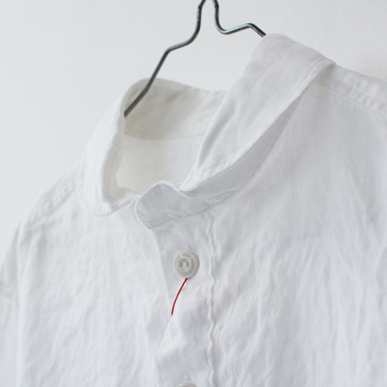 DANTON [ダントン] M L/S LINEN ROUND COLLAR P.O SHIRT [DT-B0282 KLS] 長袖リネンラウンドカラーP.Oシャツ [2024SS]