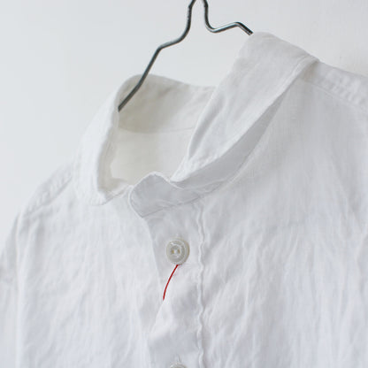 DANTON [ダントン] M L/S LINEN ROUND COLLAR P.O SHIRT [DT-B0282 KLS] 長袖リネンラウンドカラーP.Oシャツ [2024SS]