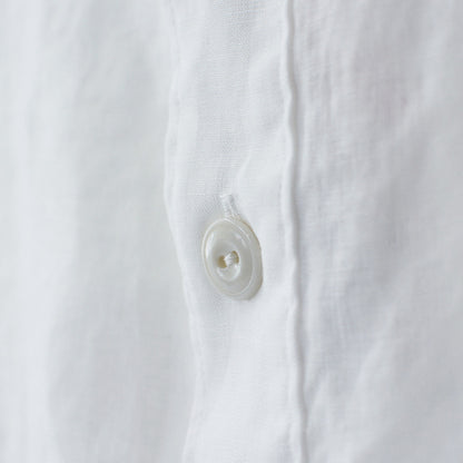 DANTON [ダントン] M L/S LINEN ROUND COLLAR P.O SHIRT [DT-B0282 KLS] 長袖リネンラウンドカラーP.Oシャツ [2024SS]