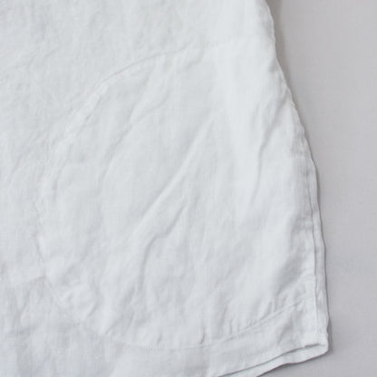 DANTON [ダントン] M L/S LINEN ROUND COLLAR P.O SHIRT [DT-B0282 KLS] 長袖リネンラウンドカラーP.Oシャツ [2024SS]