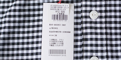 DANTON [ダントン] W OXFORD ROUND COLLAR SHORT SLEEVE PULLOVER SHIRT [DT-B0283OXP] オクスフォードラウンドカラーショートスリーブプルオーバーシャツ [2026SS]