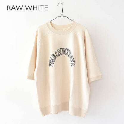 UNDYED [アンダイド] URAKE S/S SWEAT (YOLO Pt)  [USN24SST057A]  ショートスリーブスウェットプルオーバー [2024SS]