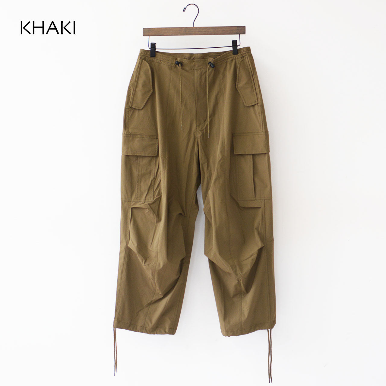 KHA:KI [カーキ] AIR RIP OVAL TROUSERS [MIL24HPT3203] エアリップオーバルトラウザーズ [2024SS]