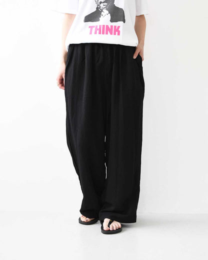 KHA:KI [カーキ] 2TUCK EASY PANTS [MIL-26SPT3260] 2タックイージーパンツ・ワイドイージーパンツ・接触冷感機能・柔らか素材・LADY'S [2026SS]