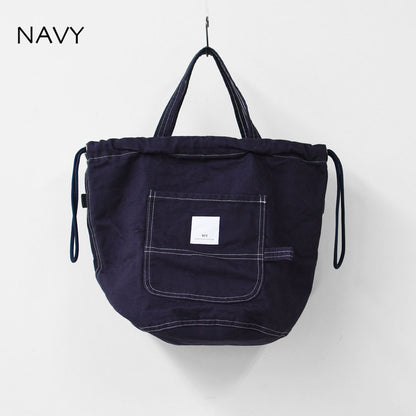 N.P.E [エヌピーイー] WORKERS PATIENTS BAG M [NPE02-425000M] ワーカーズ ペイシェントバッグ M・ペイシェントバッグ・巾着バッグ・コットンバッグ・MEN'S / LADY'S [2026SS]