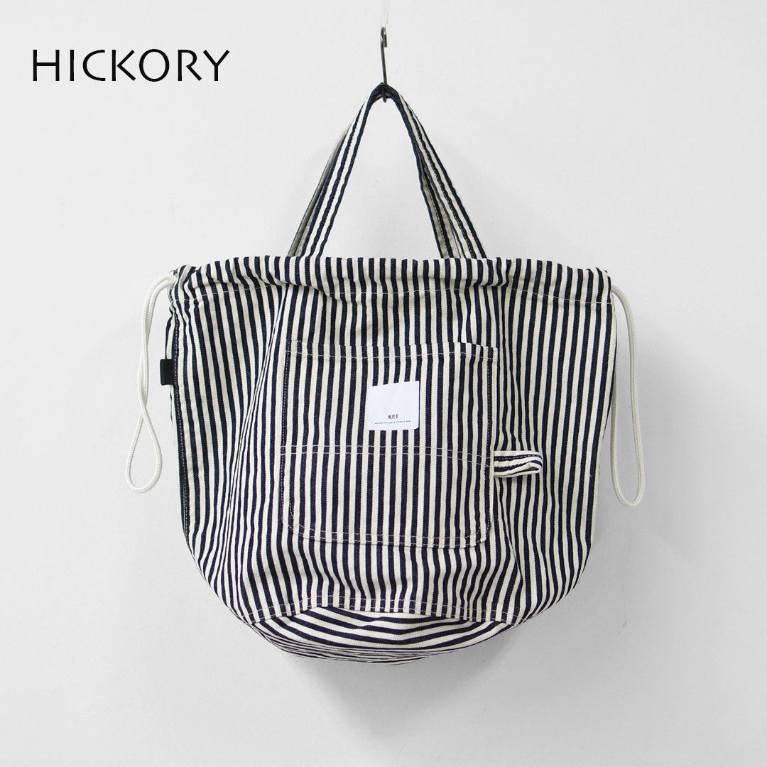 N.P.E [エヌピーイー] WORKERS PATIENTS BAG M [NPE02-425000M] ワーカーズ ペイシェントバッグ M・ペイシェントバッグ・巾着バッグ・コットンバッグ・MEN'S / LADY'S [2026SS]