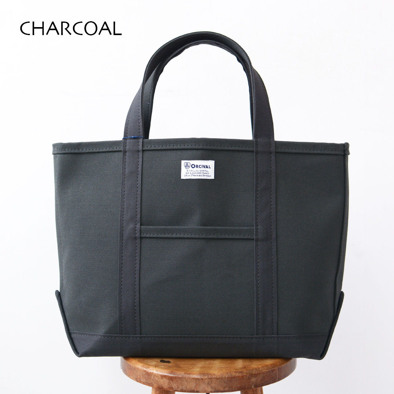 ORCIVAL[オーチバル・オーシバル] CANVAS TOTE BAG MEDIUM-SOLID- [OR-H0284KWC-S] キャンバストートバッグ ミディアム [2025AW]