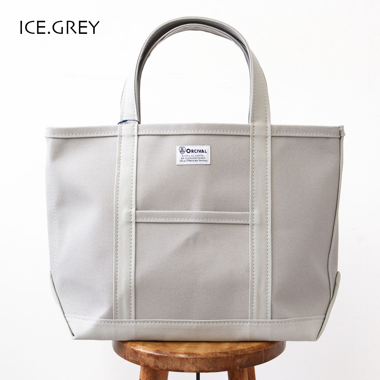 ORCIVAL[オーチバル・オーシバル] CANVAS TOTE BAG MEDIUM-SOLID- [OR-H0284KWC-S] キャンバストートバッグ ミディアム [2025AW]