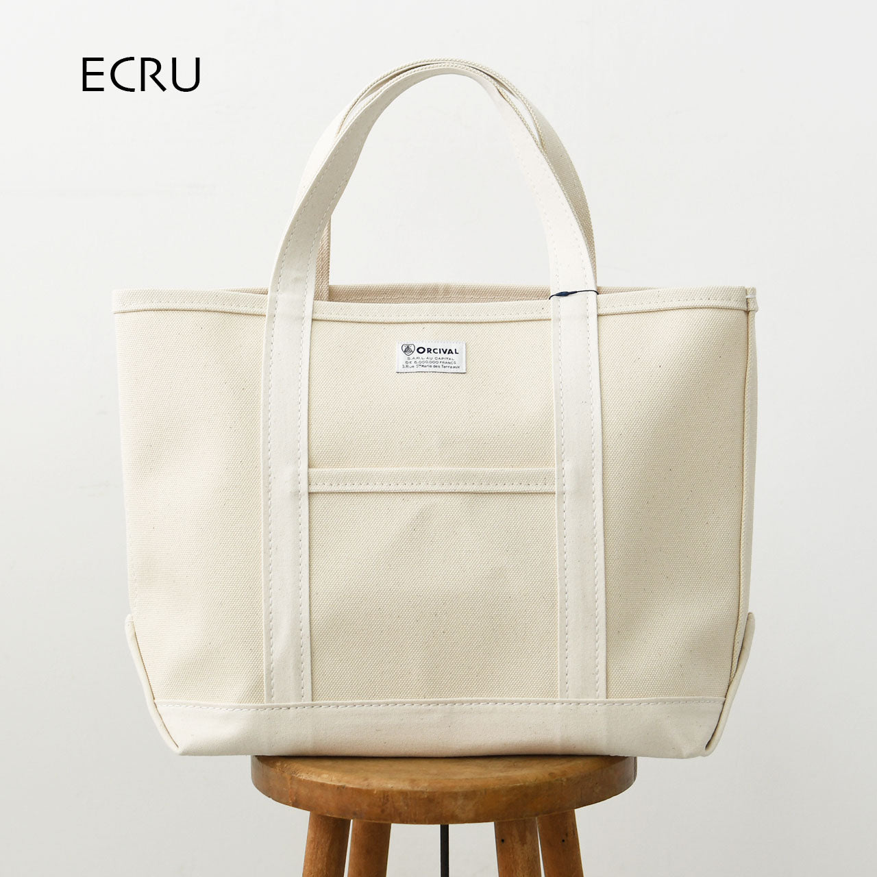 ORCIVAL[オーチバル・オーシバル] CANVAS TOTE BAG MEDIUM-SOLID- [OR-H0284KWC-S] キャンバストートバッグ ミディアム [2026SS]