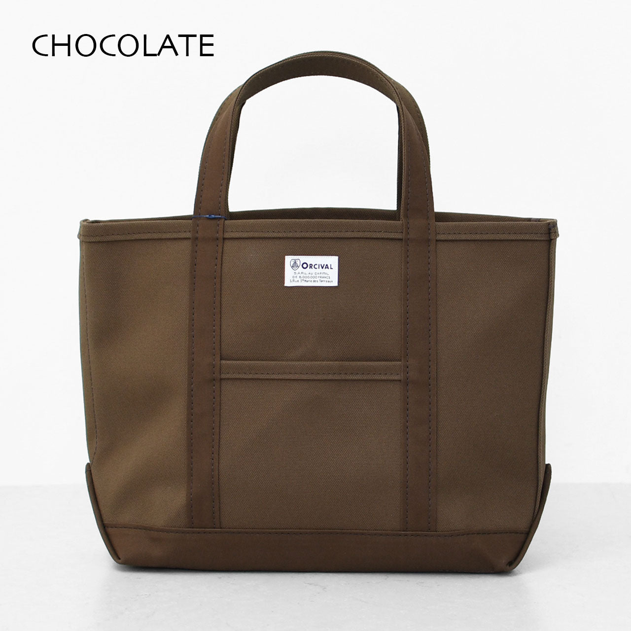 ORCIVAL[オーチバル・オーシバル] CANVAS TOTE BAG MEDIUM-SOLID- [OR-H0284KWC-S] キャンバストートバッグ ミディアム [2025AW]