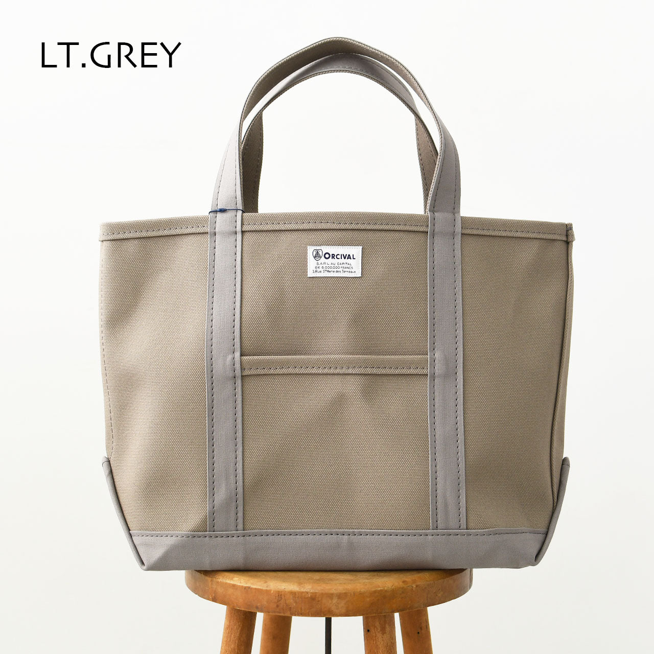 ORCIVAL[オーチバル・オーシバル] CANVAS TOTE BAG MEDIUM-SOLID- [OR-H0284KWC-S] キャンバストートバッグ ミディアム [2026SS]