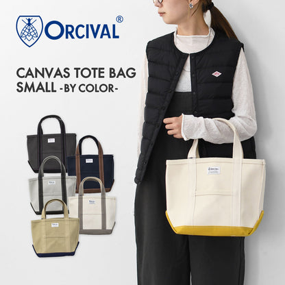 ORCIVAL[オーチバル・オーシバル] CANVAS TOTE BAG SMALL-BY COLOR- [OR-H0285KWC-B] キャンバストートバッグ スモール [2025AW]